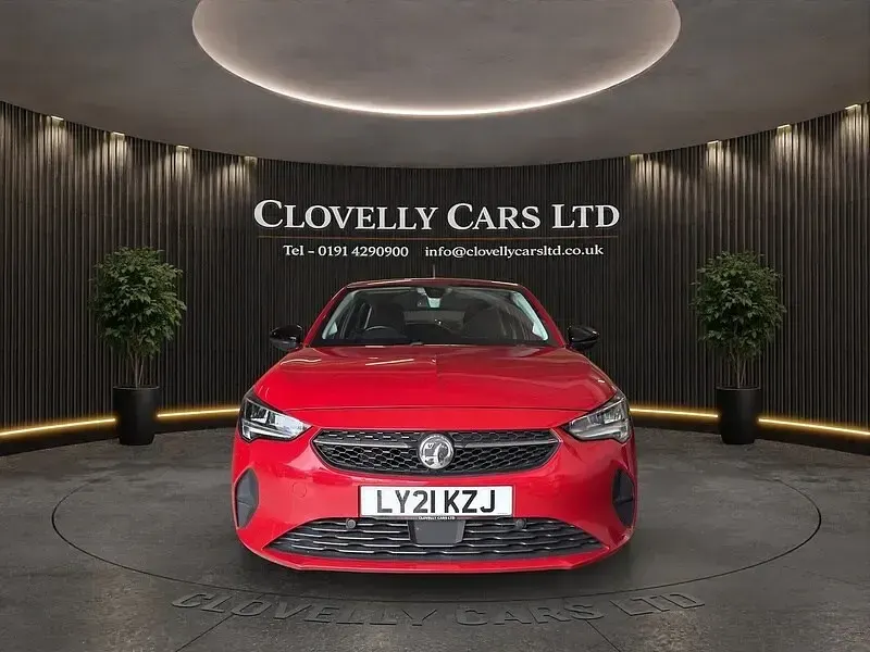 Used Vauxhall Corsa-e 100 kW (136 HP) 2021 Red Hatchback