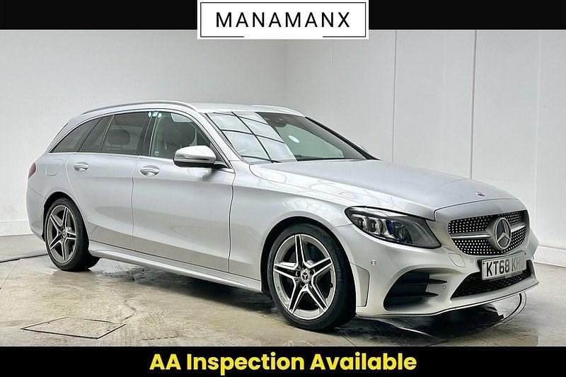 Used Mercedes C300 AMG Line Premium 245 HP (180 kW) 2019 Silver Estate