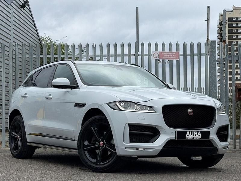 Begagnad Jaguar F-Pace R-Sport 2017 Vit SUV