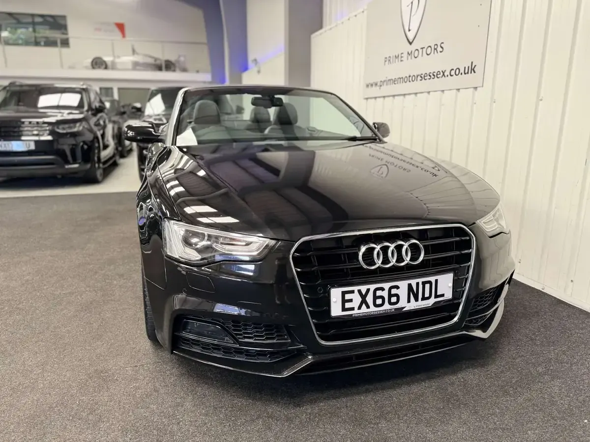 Used Audi A5 Cabriolet S-Line 2016 Black Cabriolet