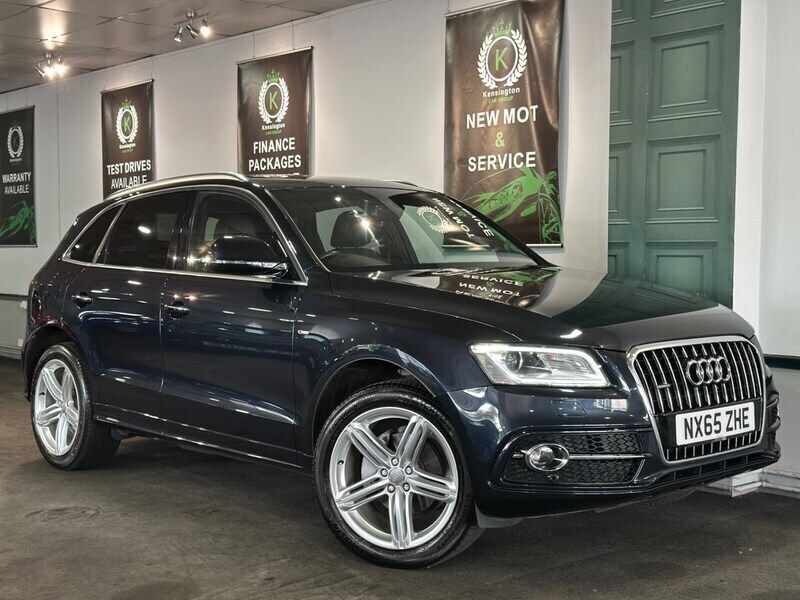 Blue Used 2015 Audi Q5 S-line plus SUV | £10,990 (Fair price) - Image 1/4