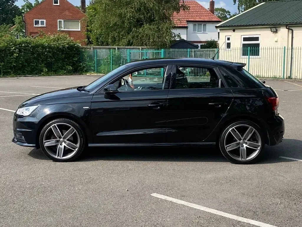 Used Audi A1 S-Line 116 HP (85 kW) 2018 Black Hatchback
