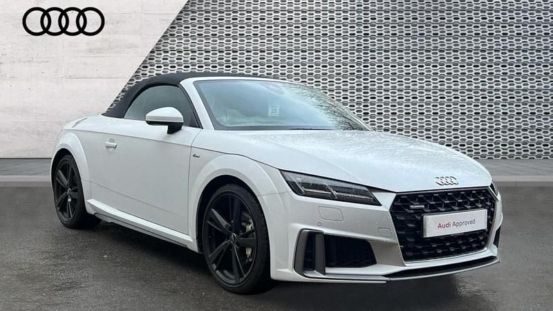 Black Used 2019 Audi TT S-Line Cabriolet | £21,985 (Fair price) - Image 1/4