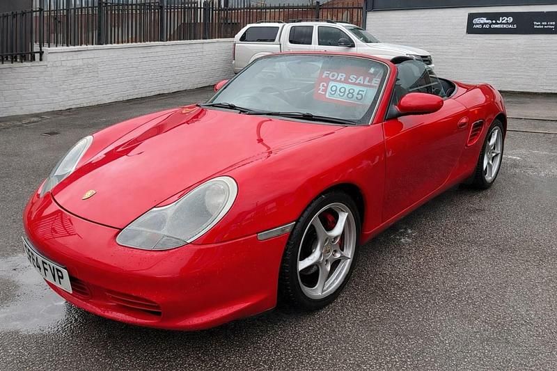 Used Porsche Boxster 2004 Red Cabriolet