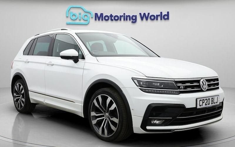 Used VW Tiguan R-line 150 HP (110 kW) 2020 White SUV