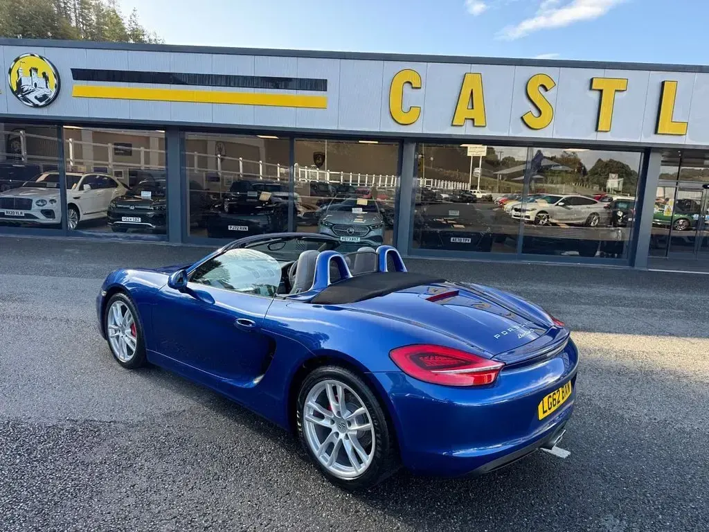 Used Porsche Boxster 2012 Blue Cabriolet