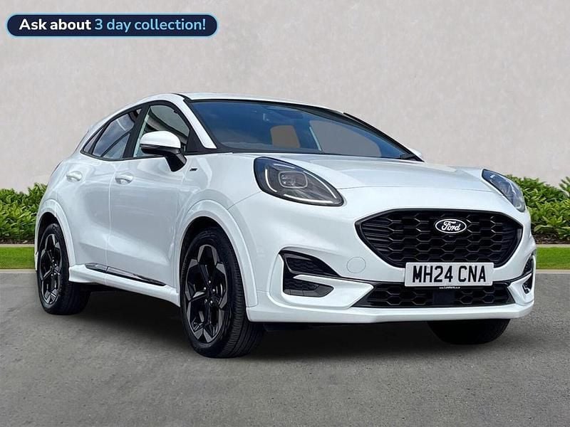 White Used 2024 Ford Puma ST-Line X Hatchback | £19,599 (A bit pricey) - Image 1/4