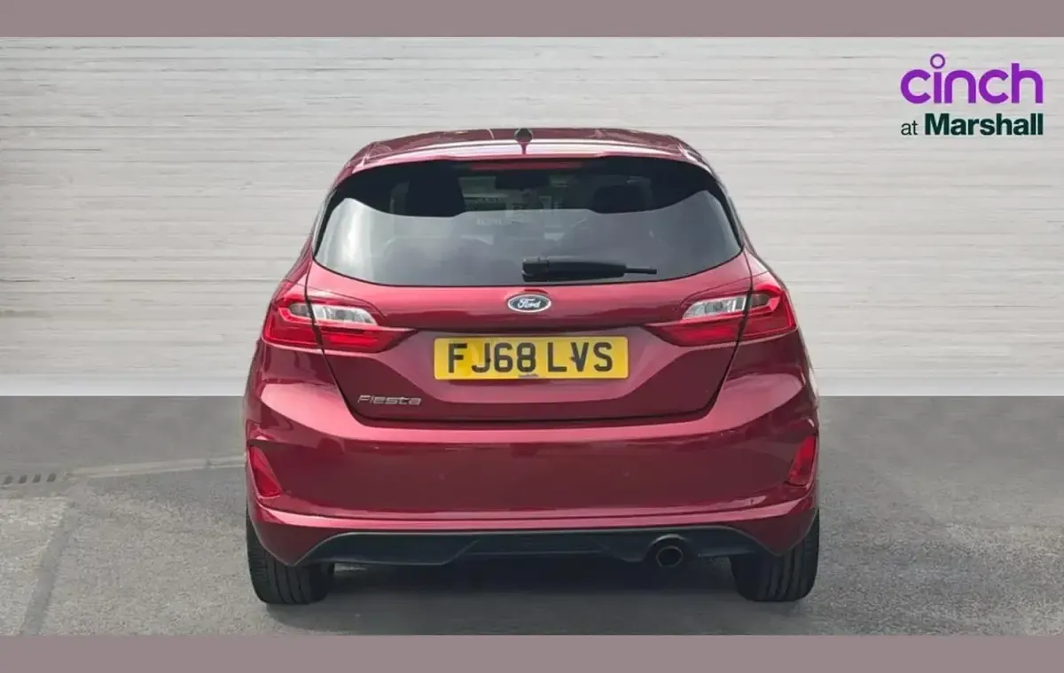 Used Ford Fiesta ST-Line 125 HP (91 kW) 2018 Red Hatchback