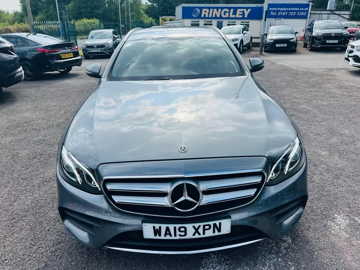 Used Mercedes E220 AMG line 194 HP (142 kW) 2019 Grey Estate