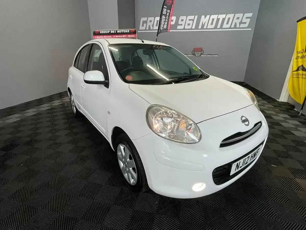 Used Nissan Micra Acenta 80 HP (58 kW) 2012 White Hatchback