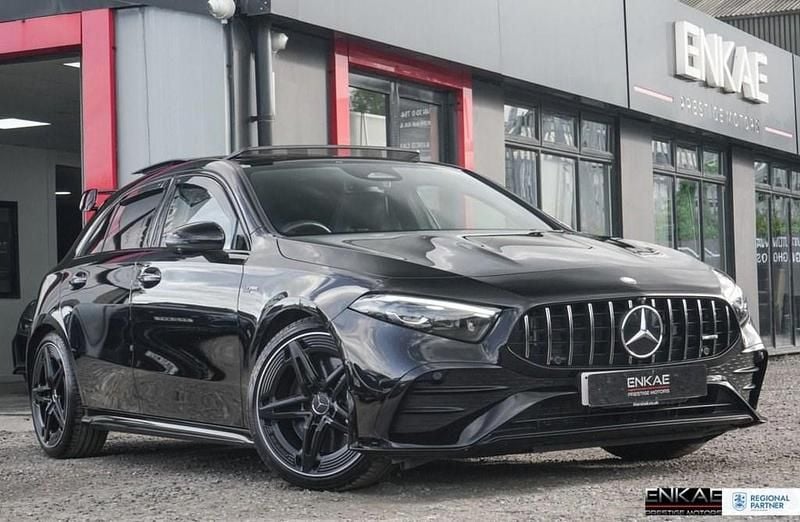 Black Used 2023 Mercedes A35 AMG Premium Plus Hatchback | £35,790 (Expensive) - Image 1/4
