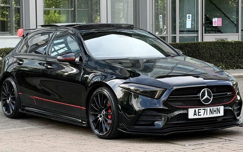 Used Mercedes A35 AMG Premium Plus 306 HP (225 kW) 2021 Black Hatchback