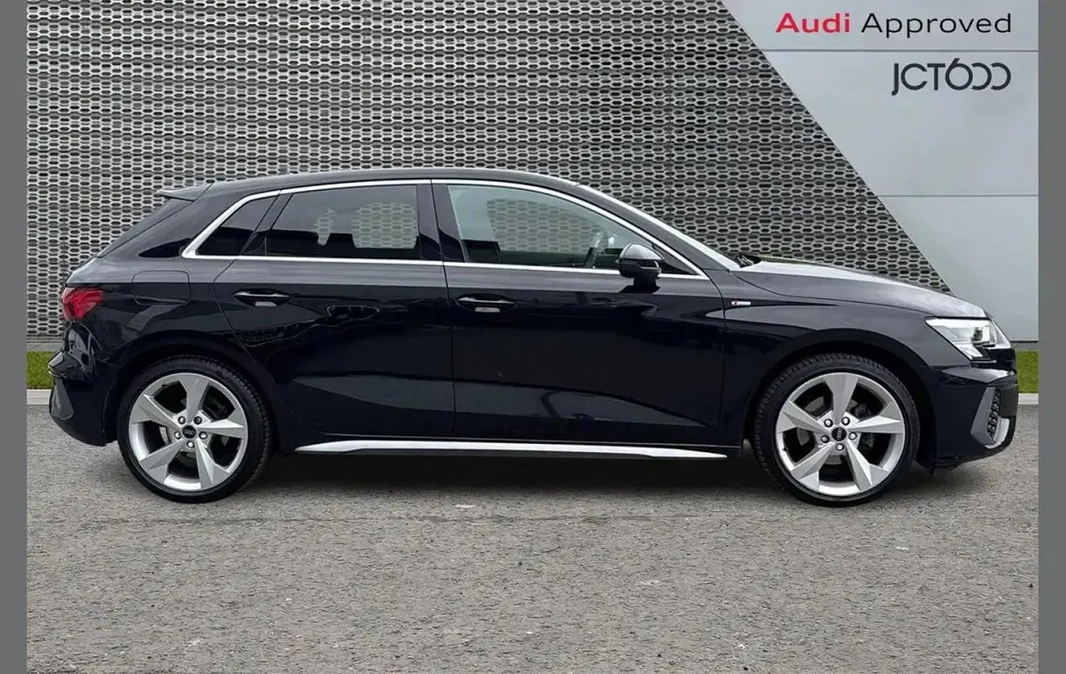 Used Audi A3 S-Line 108 HP (79 kW) 2023 Black Sedan