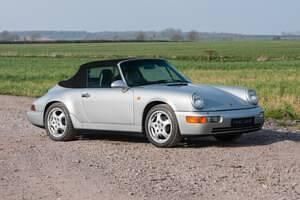 Used Porsche 911 Carrera 4 Cabriolet 250 HP (183 kW) 1990 Silver Cabriolet