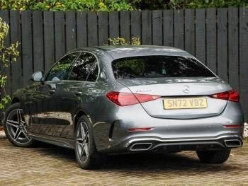 Used Mercedes C300 AMG line 313 HP (230 kW) 2022 Grey Sedan