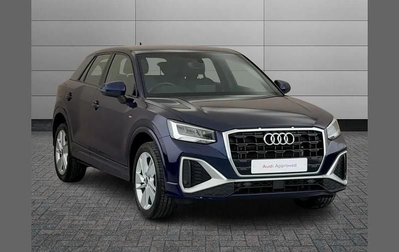 Blue Used 2023 Audi Q2 S-Line SUV | £24,592 (Fair price) - Image 1/4