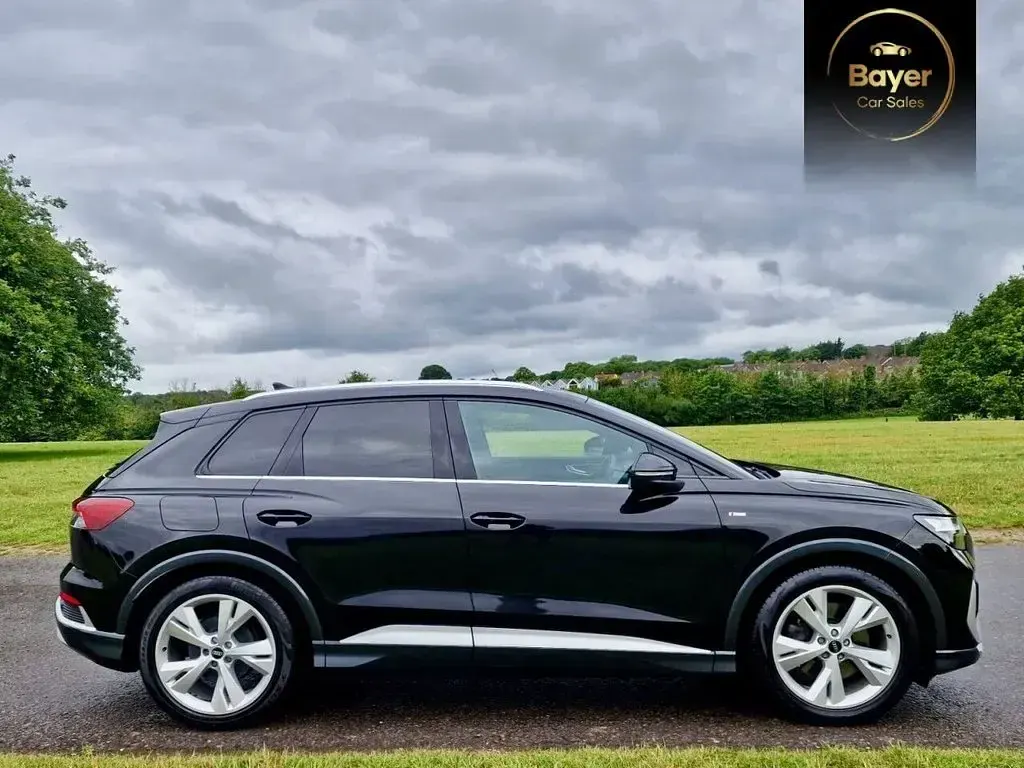 Used Audi Q4 e-tron S-Line 150 kW (204 HP) 2021 Black SUV