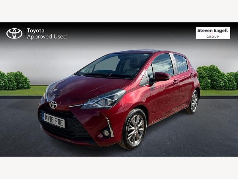 Used Toyota Yaris 2018 Red Hatchback
