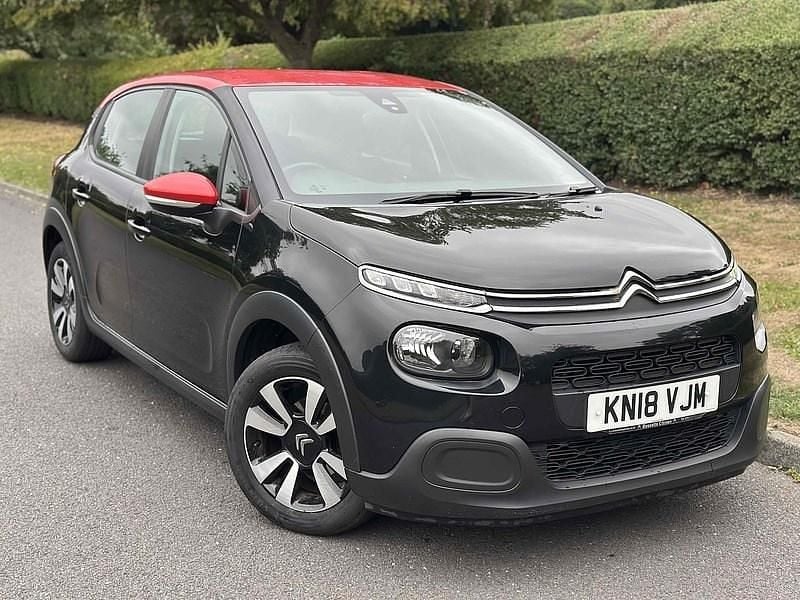 Black Used 2018 Citroën C3 Feel Hatchback | £6,490 (Good price) - Image 1/4