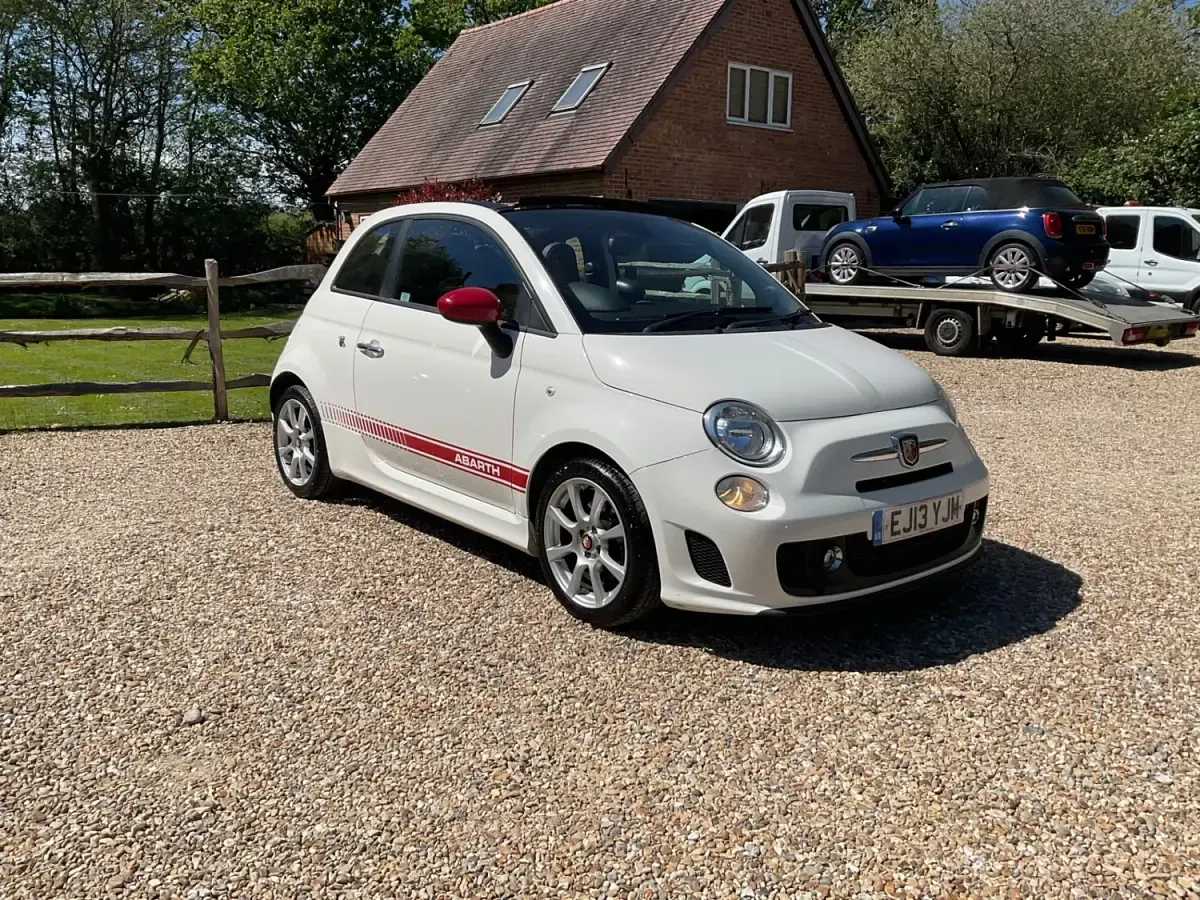 Used Abarth 500C 2013 White Cabriolet