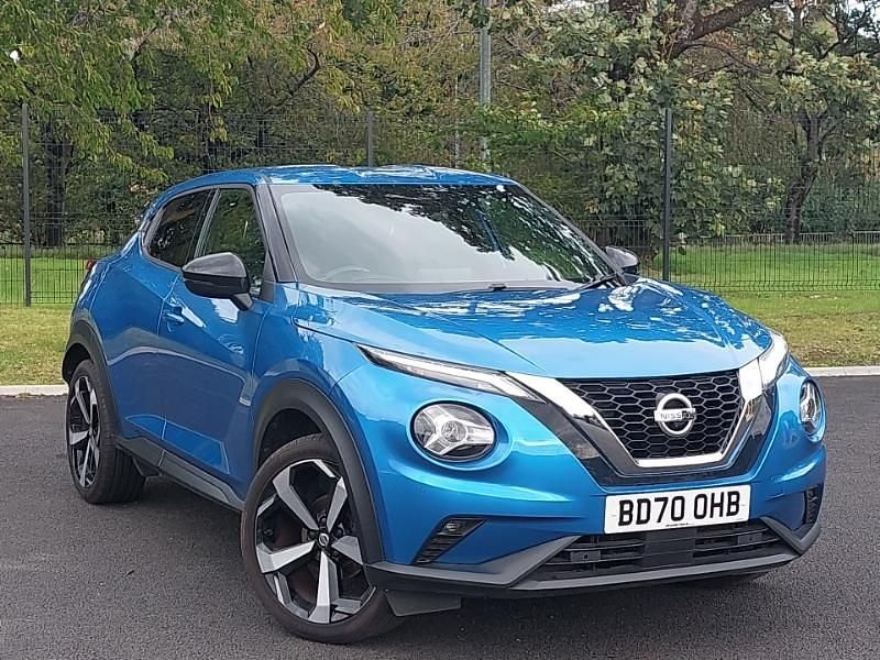 Used Nissan Juke Tekna 114 HP (83 kW) 2020 Blue SUV