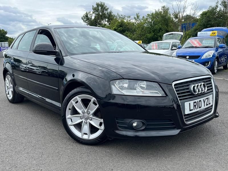 Black Used 2010 Audi A3 Sport Hatchback | £3,999 (Fair price) - Image 1/4