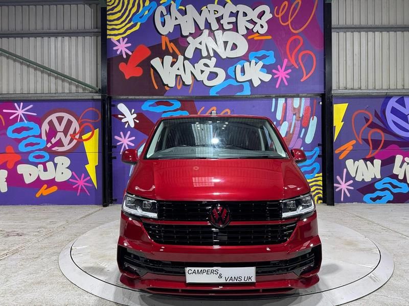 Used VW T6.1 Highline 150 HP (110 kW) 2022 Red Van
