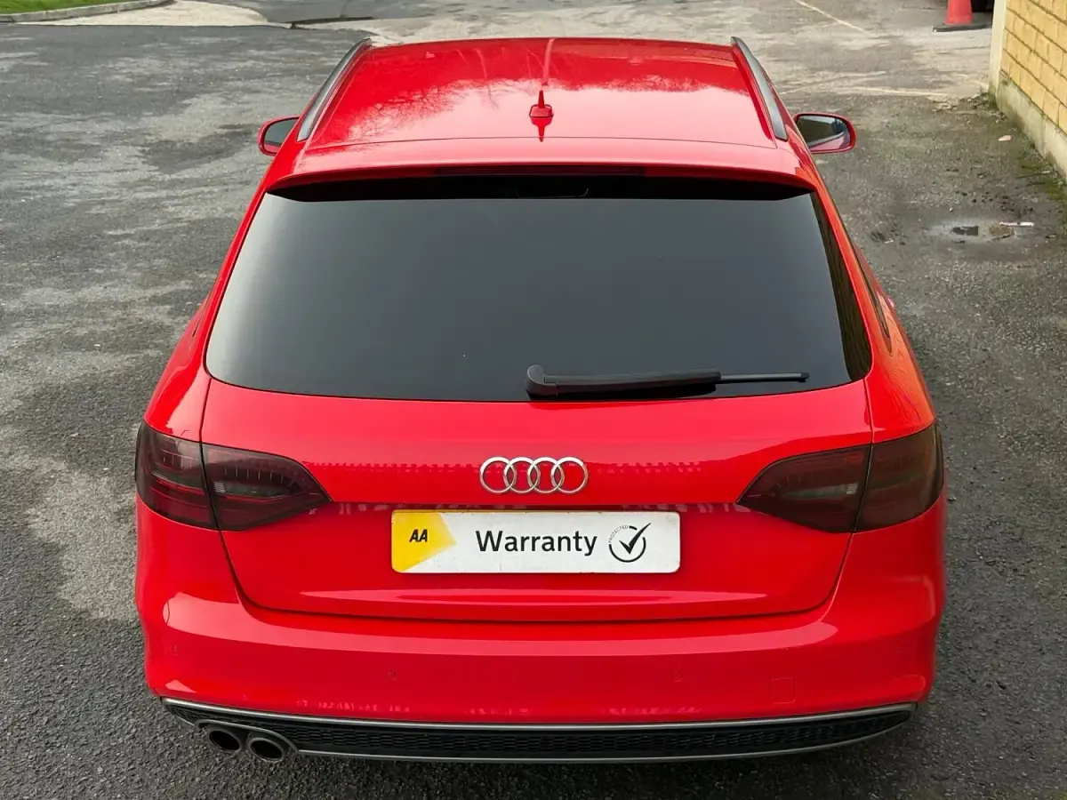 Used Audi A4 Black Edition 177 HP (130 kW) 2015 Red Estate