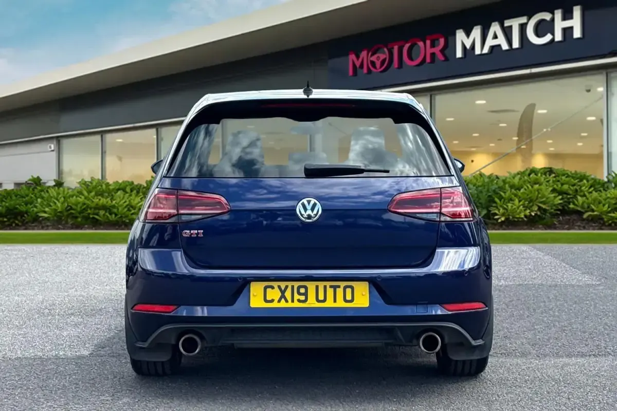 Used VW Golf VII GTI 2019 Blue Hatchback