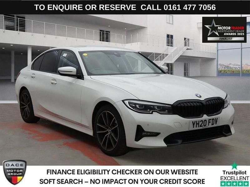 White Used 2020 BMW 320 Sport Line Sedan | £18,890 (Good price) - Image 1/3