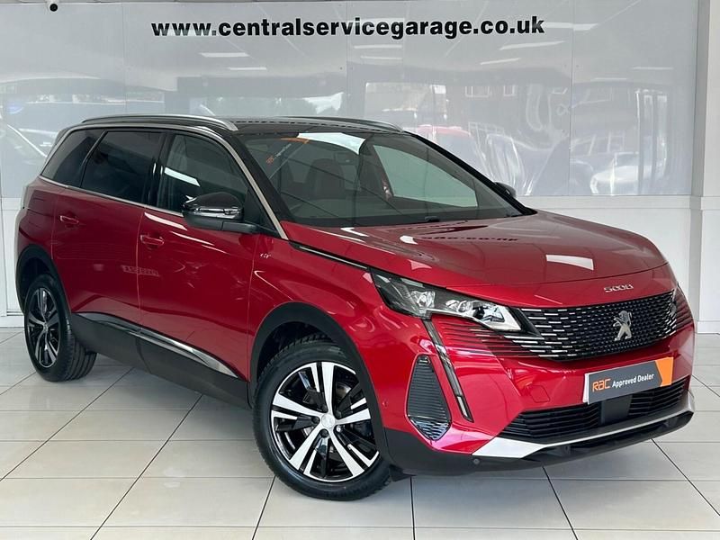 Red Used 2022 Peugeot 5008 GTi MPV | £22,495 (Fair price) - Image 1/3