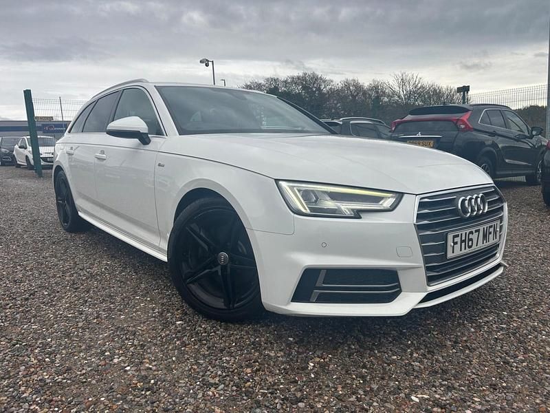 White Used 2018 Audi A4 S-Line Estate | £9,995 (Fair price) - Image 1/4
