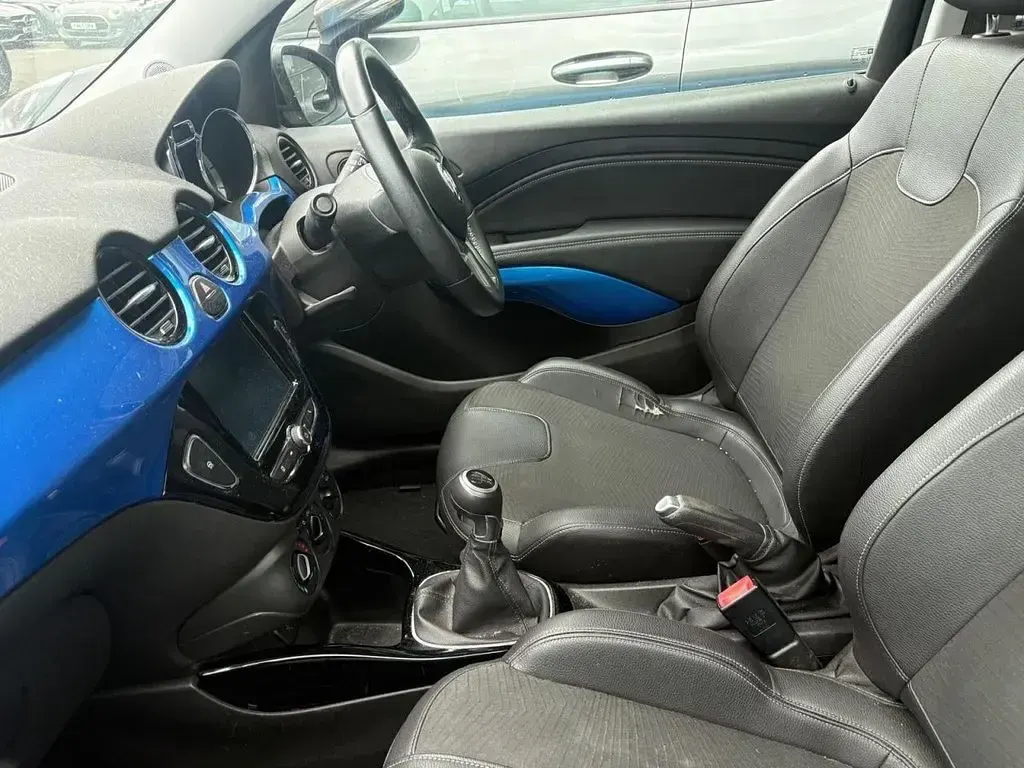 Used Vauxhall Adam S 70 HP (51 kW) 2016 Blue Hatchback