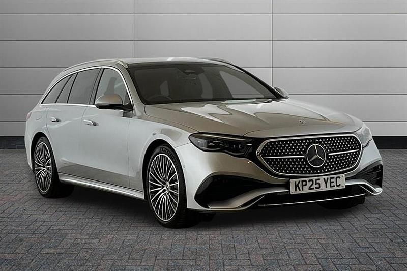 Used Mercedes E220 AMG Line Premium Plus 197 HP (144 kW) 2025 High tech silver Estate