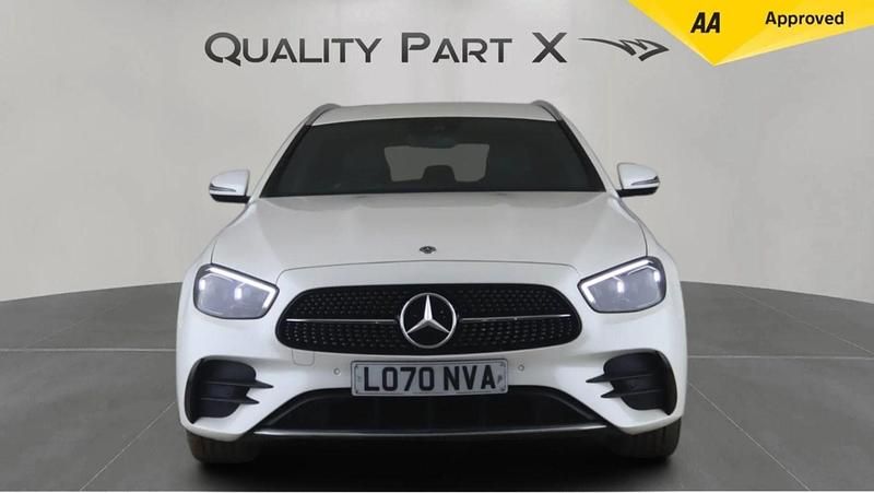 Used Mercedes E300 AMG line 2020 White Estate