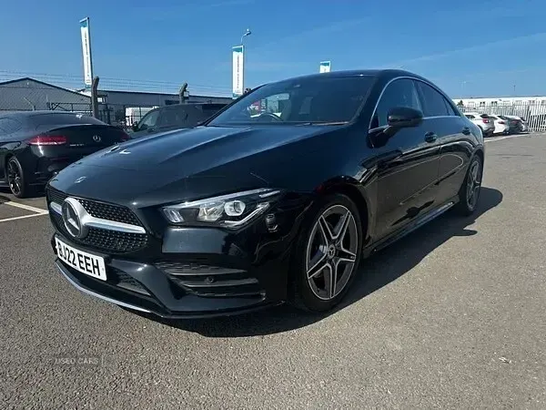 Used Mercedes CLA180 AMG line 2022 Black Coupe