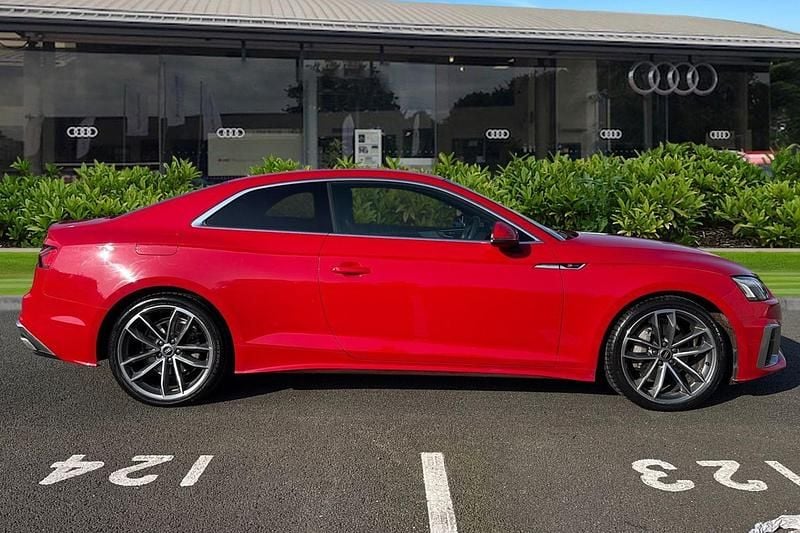 Used Audi A5 S-Line 245 HP (180 kW) 2022 Red Coupe