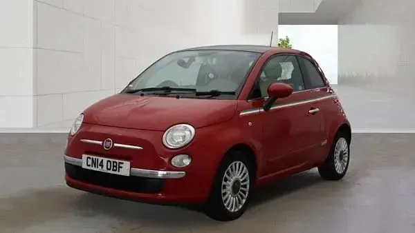 Used Fiat 500 Lounge 69 HP (50 kW) 2014 Red Hatchback
