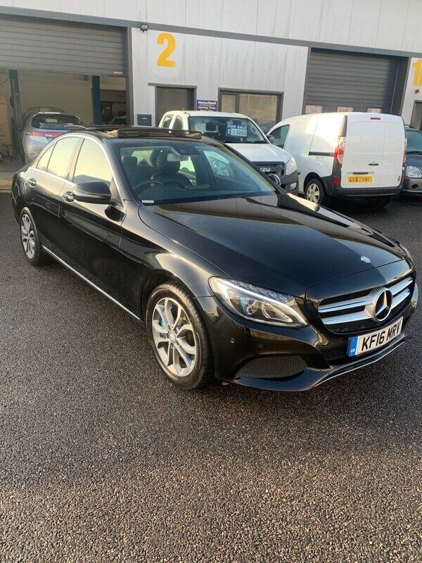 Black Used 2016 Mercedes C350e Premium Plus Sedan | £11,995 (Fair price) - Image 1/4