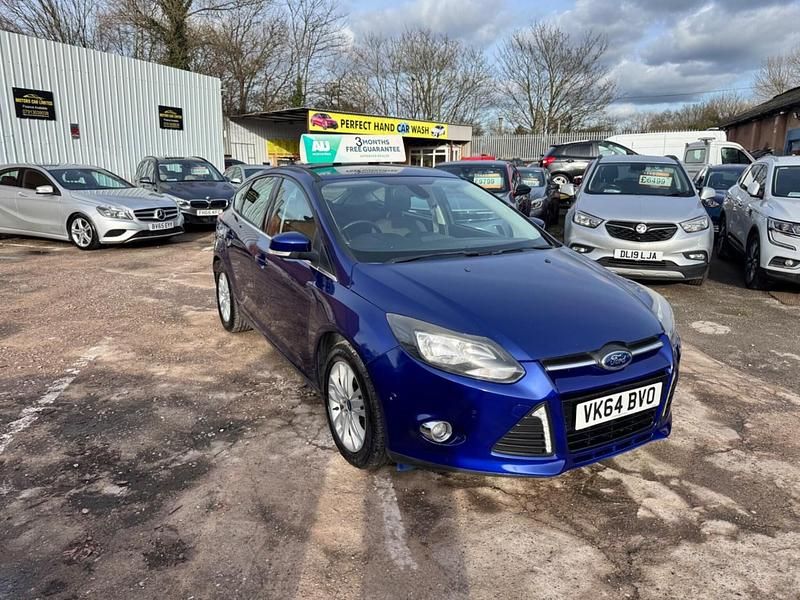 Used Ford Focus Titanium 125 HP (91 kW) 2014 Blue Hatchback