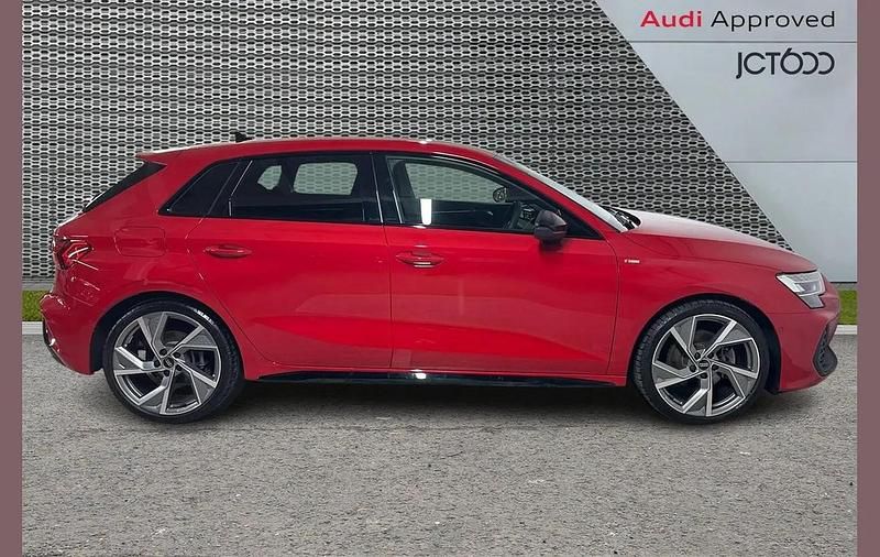 Used Audi A3 Black Edition 147 HP (108 kW) 2025 Red Hatchback