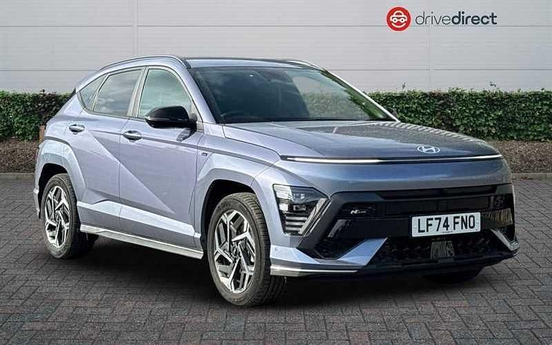 Blue Used 2024 Hyundai Kona N Line SUV | £26,428 (Expensive) - Image 1/4