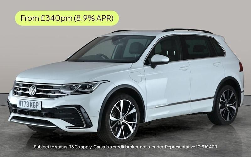 White Used 2023 VW Tiguan R-line SUV | £23,698 (Good price) - Image 1/2