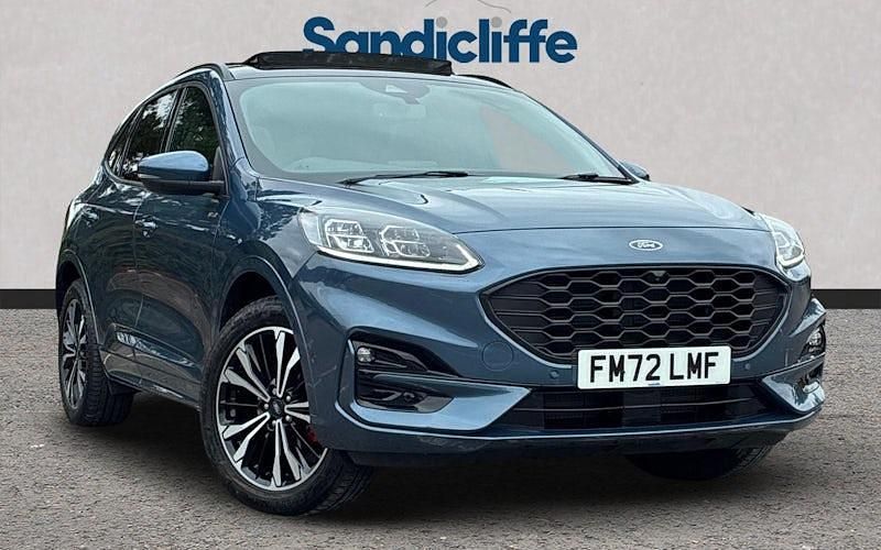 Blue Used 2022 Ford Kuga ST-Line X SUV | £20,167 (Fair price) - Image 1/4