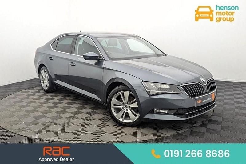 Used Skoda Superb SE L Executive 220 HP (161 kW) 2018 Grey Hatchback