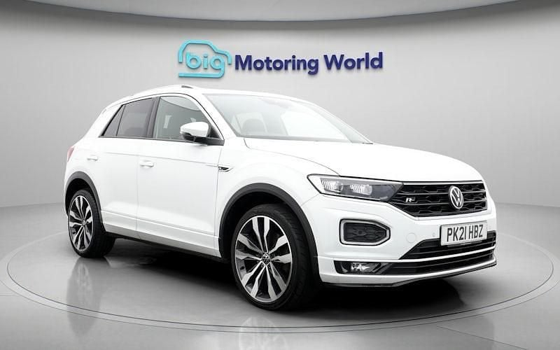 Used VW T-Roc R-line 150 HP (110 kW) 2021 White SUV