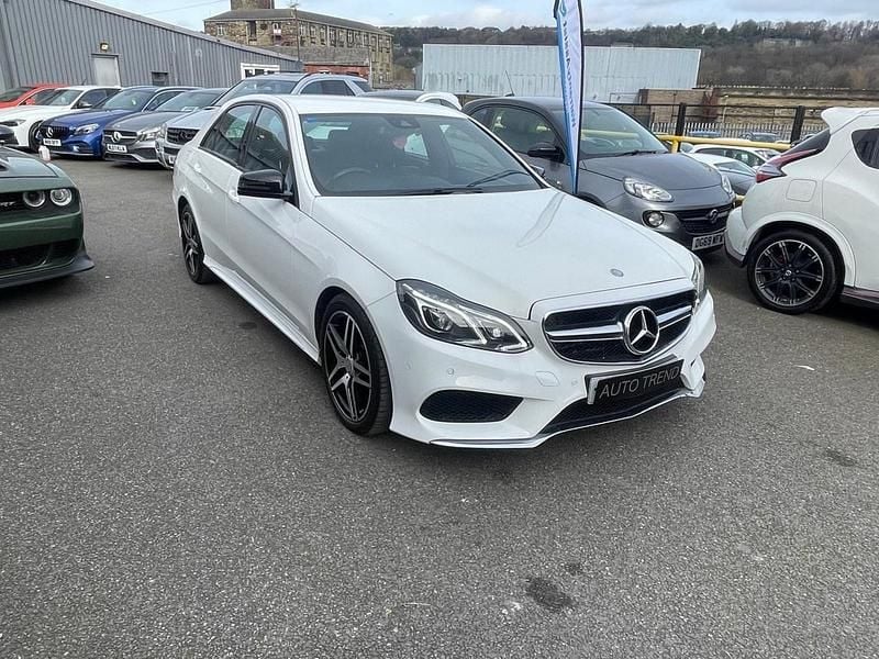 Used Mercedes E220 AMG 2016 White Sedan