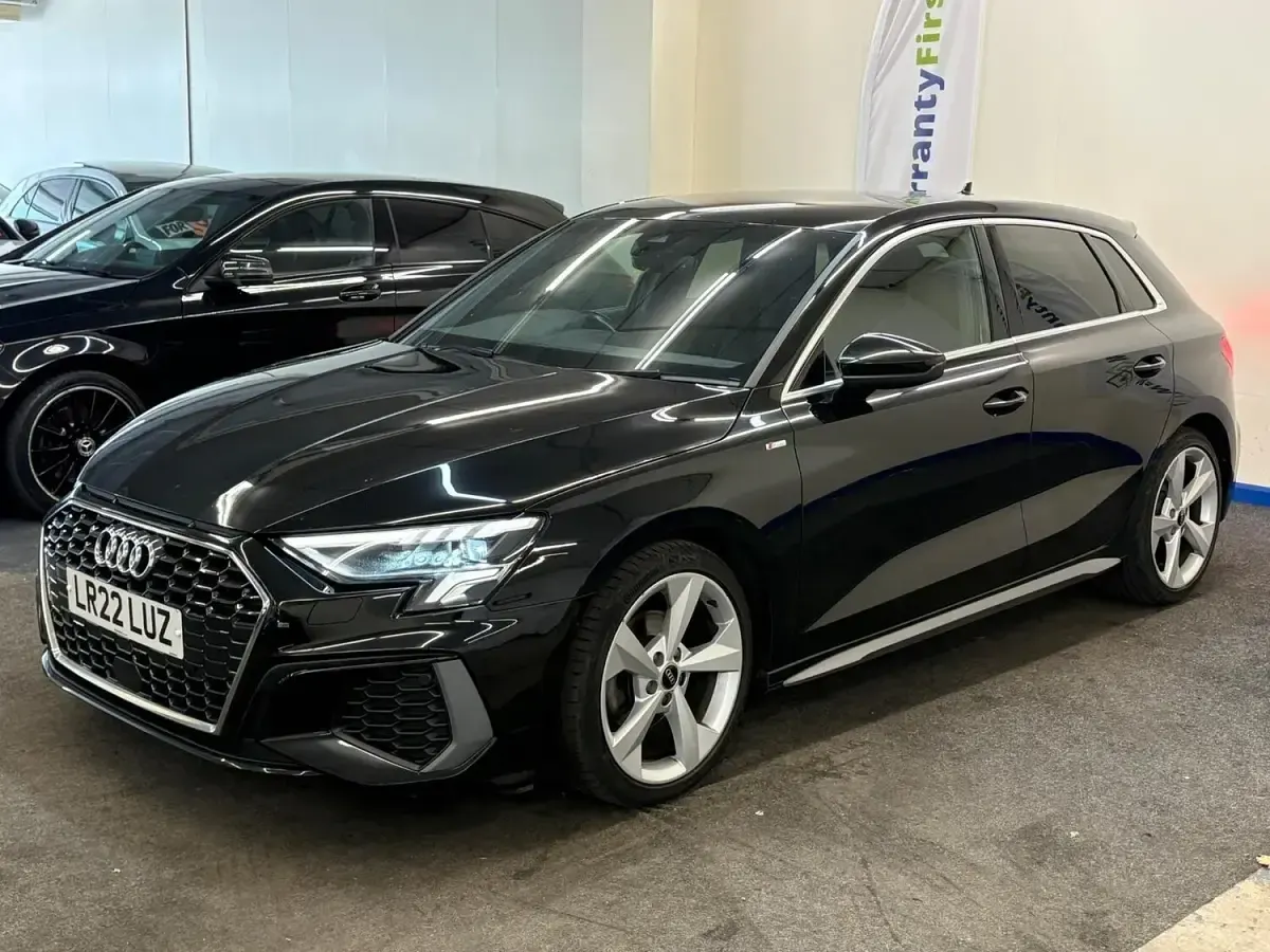 Used Audi A3 Sportback S-Line 2022 Black Hatchback