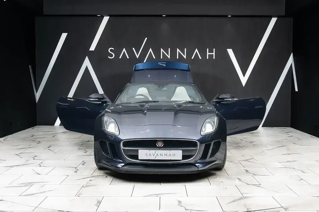 Usado Jaguar F-Type S 340 HP (250 kW) 2016 Azul Cabrios