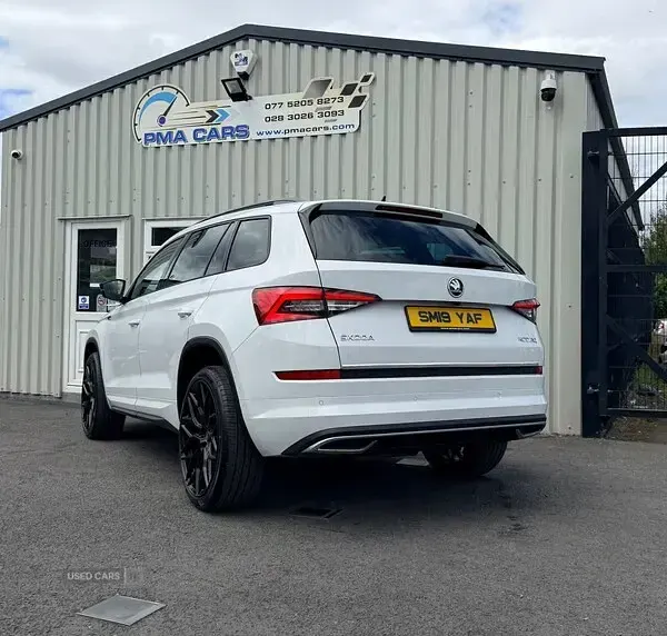 Used Skoda Kodiaq SportLine 150 HP (110 kW) 2019 White SUV